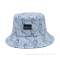 100% Polyester Sublimation Printing Bucket Hat Woven Label